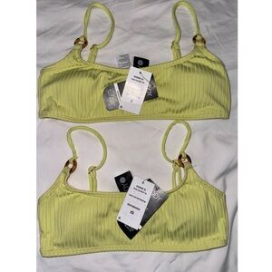NWT- Cotton On Body- lime green bikini top